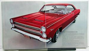 1966 Mercury Comet Cyclone GT Capri Caliente Sales Brochure Oversized Original