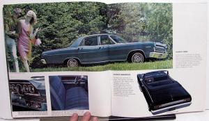 1966 Mercury Comet Cyclone GT Capri Caliente Sales Brochure Oversized Original