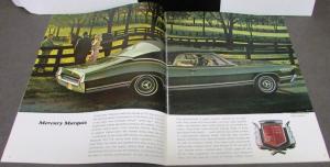 1967 Mercury Cougar Marquis Cyclone Caliente Capri Comet Full Line Sale Brochure