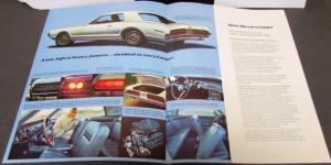 1967 Mercury Cougar 289 GT Sales Folder Oversized Original