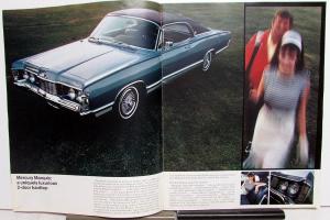 1968 Mercury Montego Cyclone Cougar XR-7 GT Wagons Full Line Sales Brochure Orig