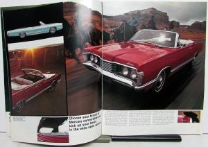 1968 Mercury Montego Cyclone Cougar XR-7 GT Wagons Full Line Sales Brochure Orig