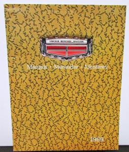 1969 Mercury Marquis Marauder Monterey Oversized Sales Brochure Original