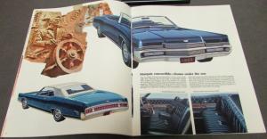 1969 Mercury Marquis Marauder Monterey Oversized Sales Brochure Original