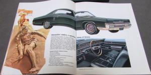 1969 Mercury Marquis Marauder Monterey Oversized Sales Brochure Original