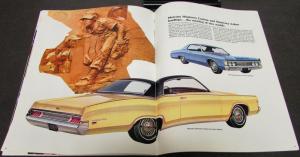 1969 Mercury Marquis Marauder Monterey Oversized Sales Brochure Original