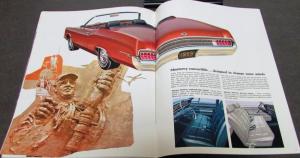 1969 Mercury Marquis Marauder Monterey Oversized Sales Brochure Original