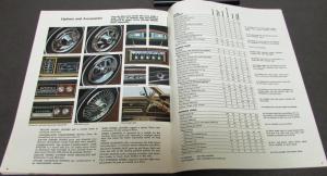 1969 Mercury Marquis Marauder Monterey Oversized Sales Brochure Original