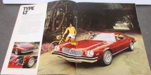 1974 Chevrolet Camaro Sport Coupe LT Z28 350 REVISED Sales Brochure