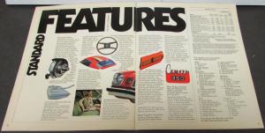 1974 Chevrolet Camaro Sport Coupe LT Z28 350 REVISED Sales Brochure