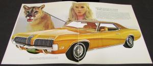 1970 Mercury Cougar XR-7 Eliminator Hardtop Convertible Oversized Sales Brochure