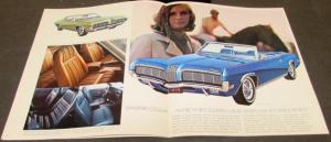 1970 Mercury Cougar XR-7 Eliminator Hardtop Convertible Oversized Sales Brochure