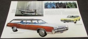 1970 Mercury Marquis Monterey Montego MX Station Wagons XL Sales Brochure