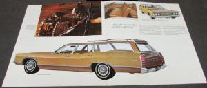 1970 Mercury Marquis Monterey Montego MX Station Wagons XL Sales Brochure