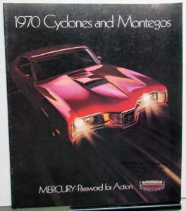 1970 Mercury Cyclone Montego GT Spoiler MX Brougham Oversized Sales Brochure