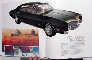 1970 Mercury Cyclone Montego GT Spoiler MX Brougham Oversized Sales Brochure