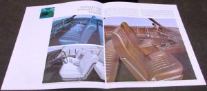 1970 Mercury Marquis Marauder Monterey Custom X-100 Brougham XL Sales Brochure