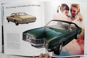 1971 Mercury Marquis Monterey Montego Cyclone Cougar Comet XL Sales Brochure