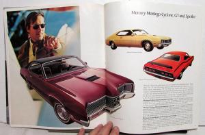 1971 Mercury Marquis Monterey Montego Cyclone Cougar Comet XL Sales Brochure