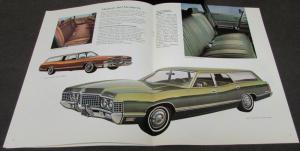 1972 Mercury Colony Park Marquis Monterey Montego Villager Wagons Sales Brochure