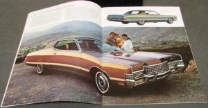 1972 Mercury Marquis Monterey Montego Cougar Comet XL Sales Brochure Original