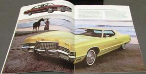 1972 Mercury Marquis Monterey Montego Cougar Comet XL Sales Brochure Original