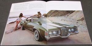 1972 Mercury Marquis Monterey Montego Cougar Comet XL Sales Brochure Original