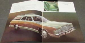 1973 Mercury Station Wagons Colony Park Marquis Monterey Montego Sales Brochure