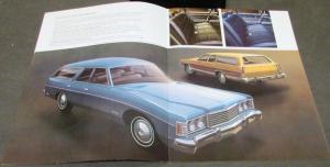 1973 Mercury Station Wagons Colony Park Marquis Monterey Montego Sales Brochure