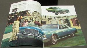 1974 Mercury Marquis Monterey Montego Cougar Comet XL Sales Brochure Original