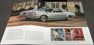 1975 Mercury Monarch Ghia Montego MX Comet GT Large Sales Brochure Original