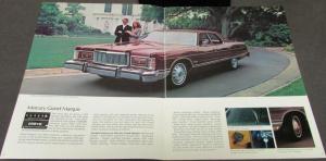 1975 Mercury Marquis Grand Brougham Cougar XR-7 XL Sales Brochure Original