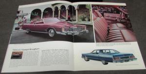 1975 Mercury Marquis Grand Brougham Cougar XR-7 XL Sales Brochure Original