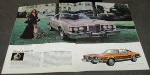 1975 Mercury Marquis Grand Brougham Cougar XR-7 XL Sales Brochure Original