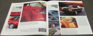 1979 Mercury Capri RS Turbo Ghia Color Sales Brochure Original Oversized