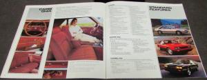 1979 Mercury Capri RS Turbo Ghia Color Sales Brochure Original Oversized