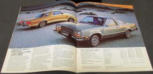 1980 Mercury Zephyr Z-7 Wagon Sedan Ghia CANADIAN Sales Brochure Original