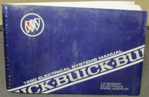 1990 Buick Dealer Electrical Wiring Diagram Service Manual LeSabre Electra