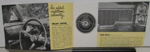 1965 Cadillac Accessories Sales Brochure Original