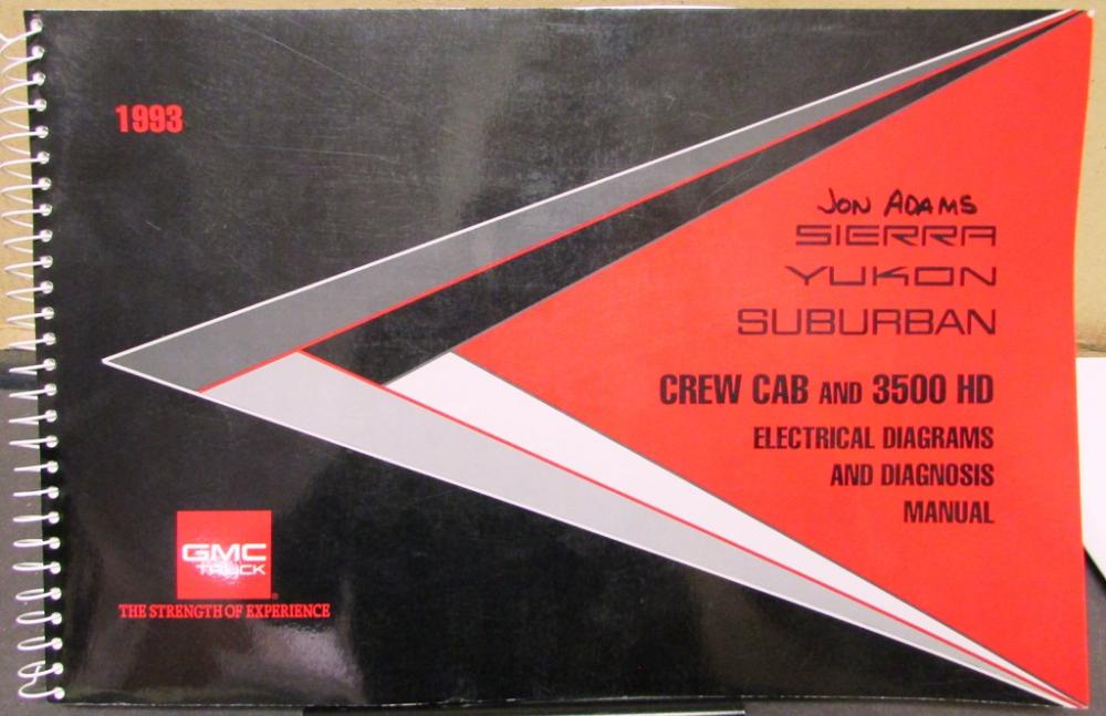 1993 Gmc Wiring Diagram - Wiring Diagram Schema