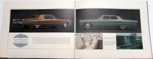 1967 Cadillac Fleetwood Eldorado Deville Calais Color Sales Brochure Original