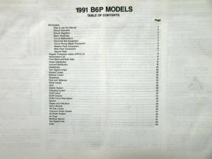 1991 GMC Electrical Wiring Diagram Service Manual Medium Duty Truck B6P Repair