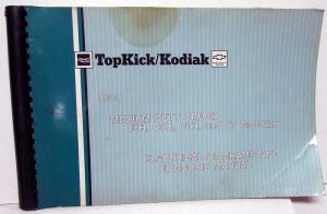 1991 GMC Top Kick Kodiak Medium Duty Electrical Wiring Diagram Service Manual
