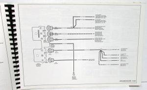 1991 GMC Top Kick Kodiak Medium Duty Electrical Wiring Diagram Service Manual
