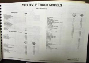 1991 GMC Electrical Wiring Diagram Service Manual Suburban Jimmy Crew Cab Models