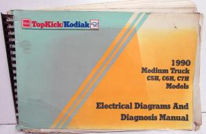 1990 Chevrolet GMC Electrical Wiring Diagram Manual TopKick Kodiak Medium Truck