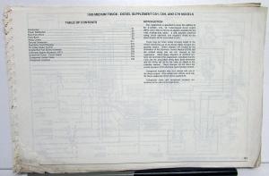 1990 Chevrolet GMC Electrical Wiring Diagram Manual TopKick Kodiak Medium Truck