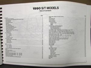 1990 GMC Electrical Wiring Diagram Service Manual Light Truck S/T Models Repair