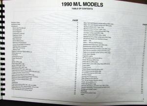 1990 Chevrolet Electrical Wiring Diagram Service Manual Astro Van Models