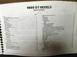 1990 Chevrolet Electrical Wiring Diagram Service Manual S-10 Models